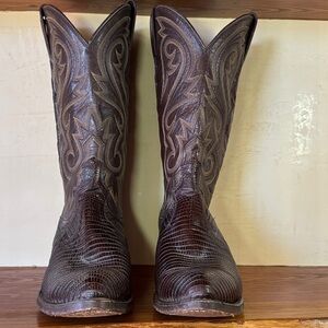 Dan Post Dark Brown Western Boots